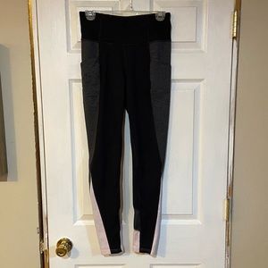 Polyester workout leggings 7/8 length